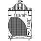 A39344 Radiator 580B  Standard Shift,   without oil cooler Fits Case RADIATORS