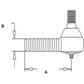 Tie Rod End A44762 Fits Case 1660 1666 1680 1688 2166 2188 2366 2388 770