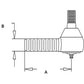 Tie Rod End A44762 Fits Case 1660 1666 1680 1688 2166 2188 2366 2388 770