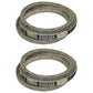 M80652 Qty 2: V-Belt - 1/2" x 51"
 Fits John Deere