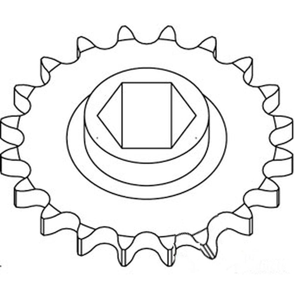 AE39650 Fits John Deere Starter Roll Drive Sprocket 330 335 373 385 430 435