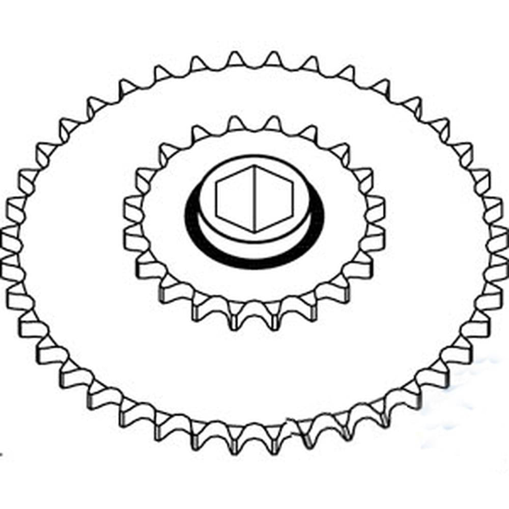 AE39652 New Lower Drive Roll Fits John Deere 330 335 375 385 430 435 530 535