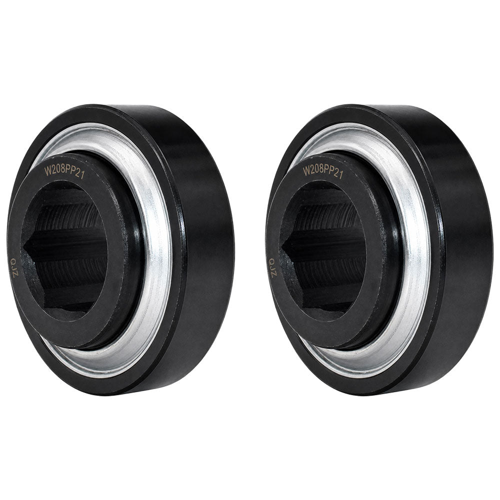 A-W208PP21-I Qty 2: Hex Bore Cylindrical Disc Bearing  Fits Universal