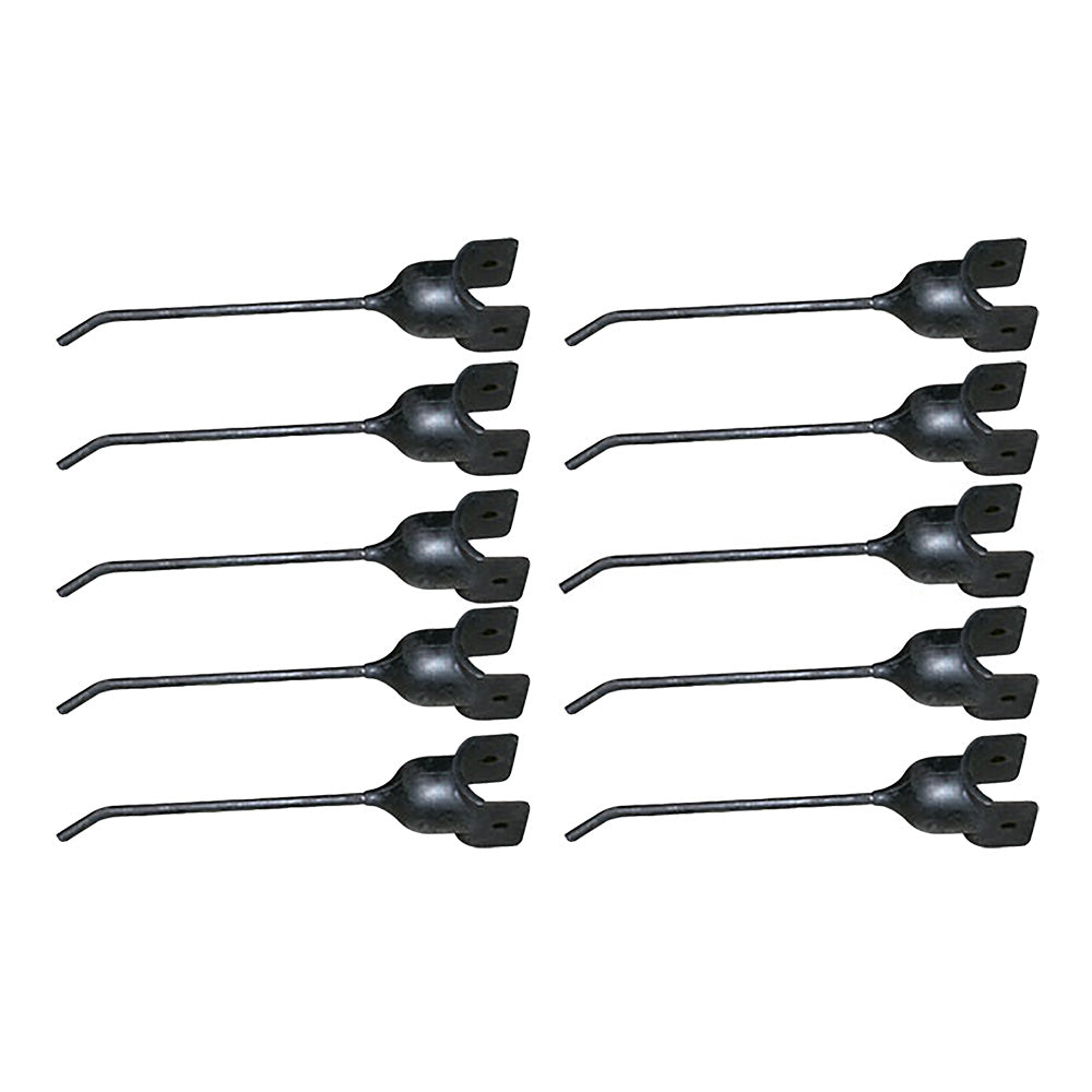 10 Pc. Rubber Mount Tooth Set AE24953 Fits John Deere AE47389 896A 652 70 71 640