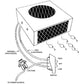 AH500 16,000 Btu Auxiliary Heater- 10 x 10 x 4 - 12 Volt