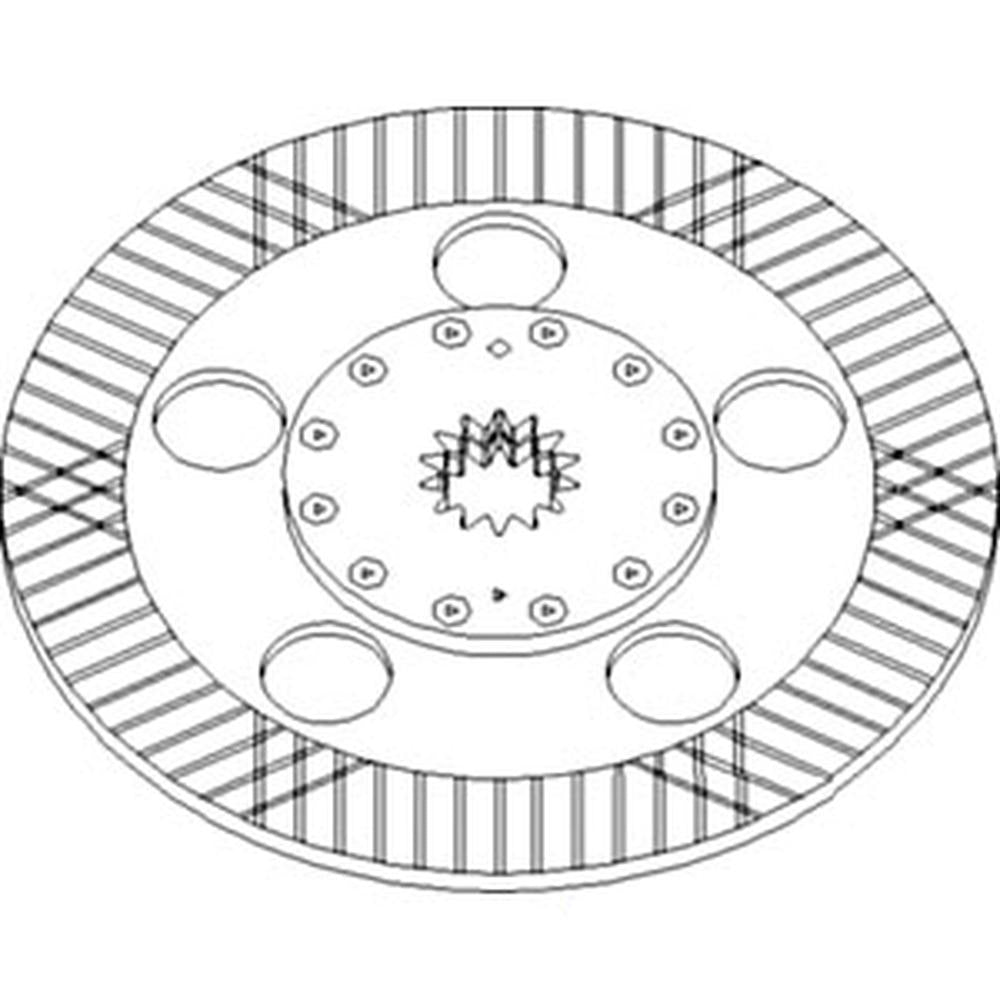 AL162808 Brake Disc Fits John Deere 5045E 5055E 5065E 5075E 5076E 5076EF 5076EL