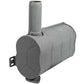 Underhood Muffler Fits John Deere Replaces AL1492
