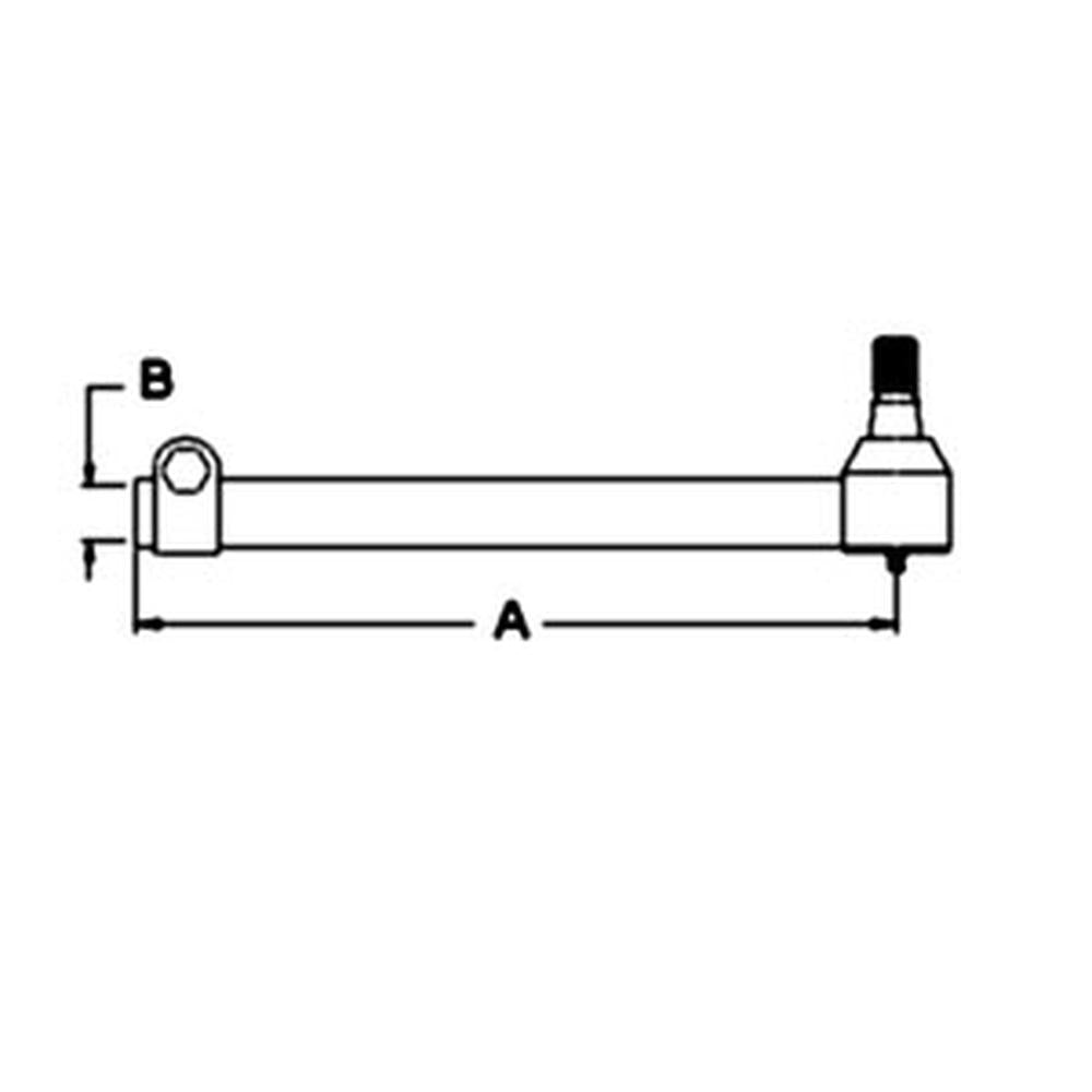 WN-AL39319-PEX Tie Rod, Outer Fits John Deere 1550 1640 2040 2040S 1750 1850