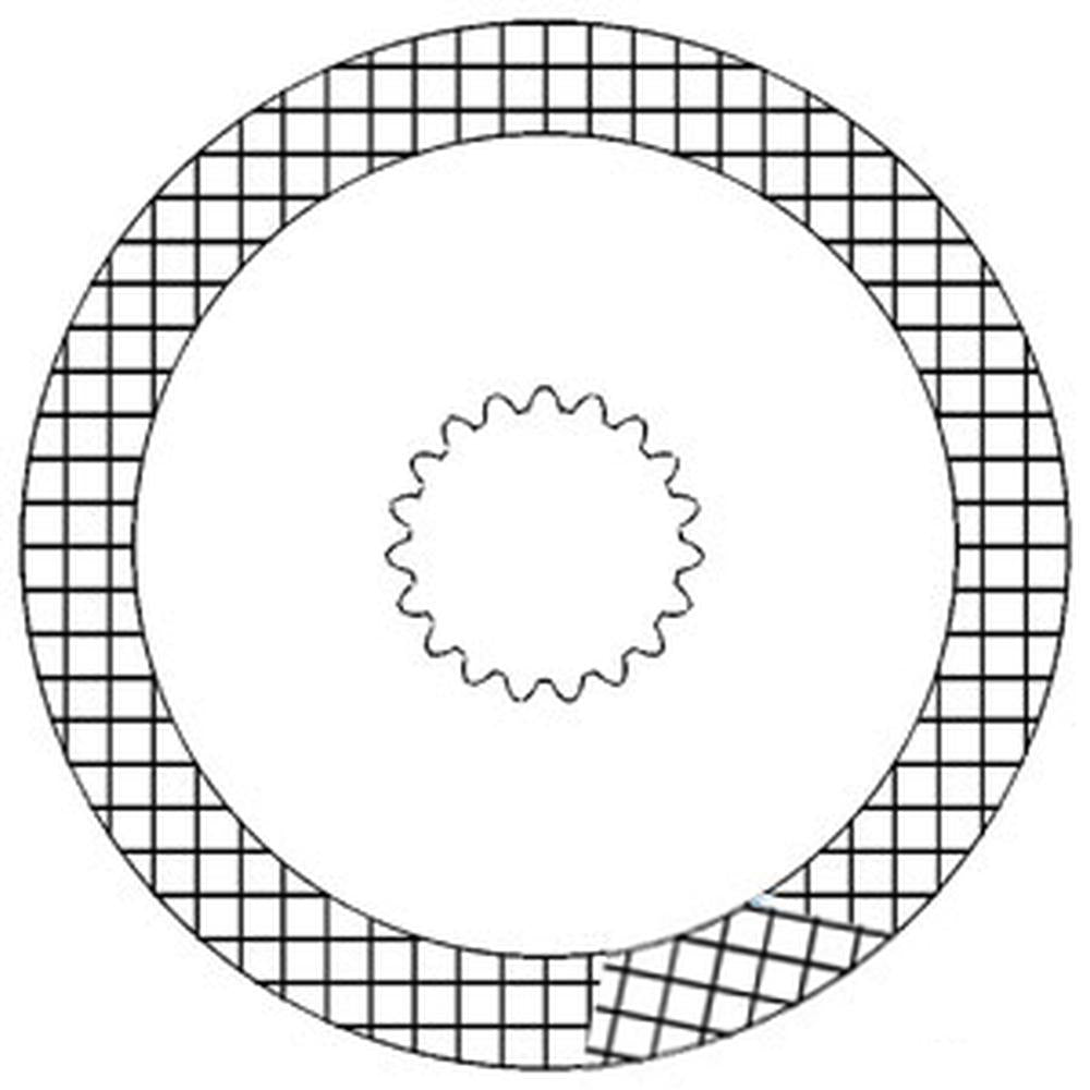 WN-AL55075-PEX Brake Disc Fits John Deere 2440 2640 2040 2240 2940 2150 2255