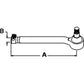 Left Hand Tie Rod End Fits John Deere Replaces AL58013