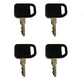 Qty 4: Ignition Key(s) with Plastic Cover  Fits John Deere Replaces 1-8777