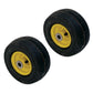 (2) 4PLY Wheel Assemblies Midsize Walkbehind Mower 38" 48" & 54" Decks