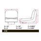 Yellow High Back Seat Fits John Deere Replaces ST49