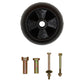 AM116299 4 Spoke Solid Deck Wheel Kit w/Hardware Fits Husqvarna