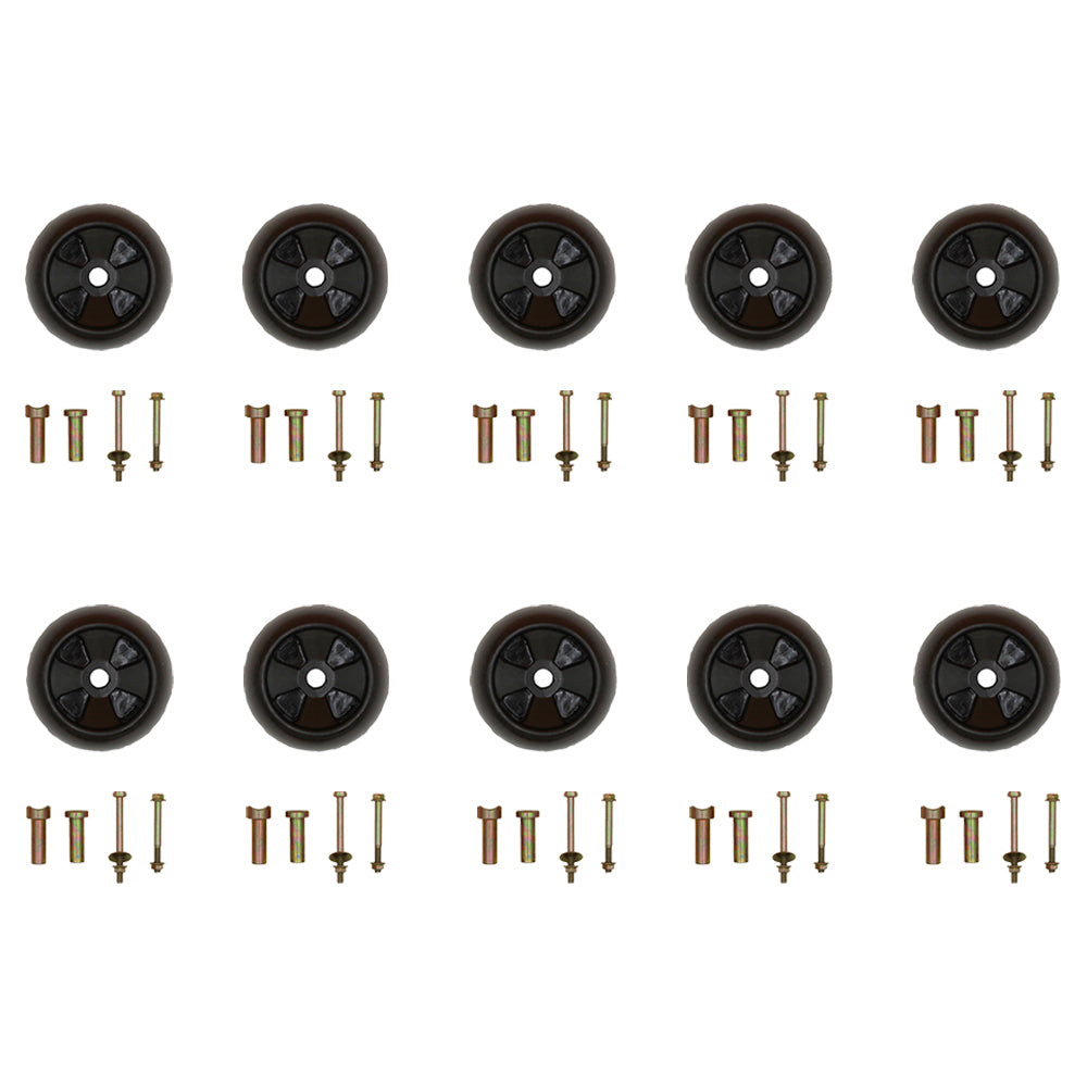Qty 10: Deck Wheels Kit  Fits John Deere Replaces AM-116299