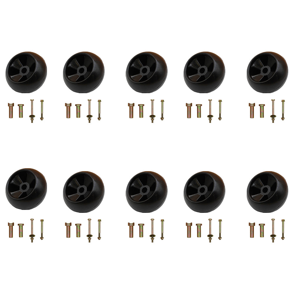AM-116299 Qty 10: Deck Wheel Kit
 Fits John Deere 130 140 160 165 170 175 180