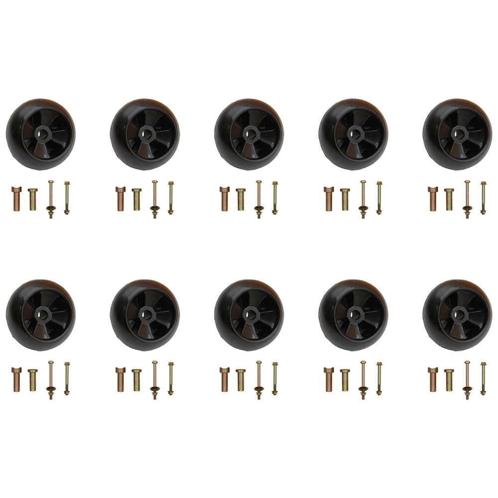 AM-116299 Qty 10: Deck Wheel Kit
 Fits John Deere 130 140 160 165 170 175 180