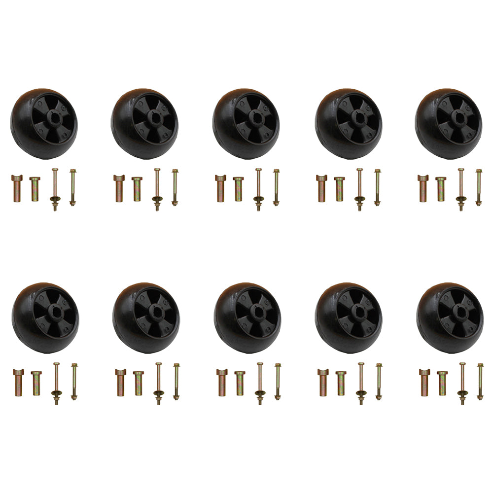 AM-116299 Qty 10: Deck Wheel Kit
 Fits John Deere 130 140 160 165 170 175 180
