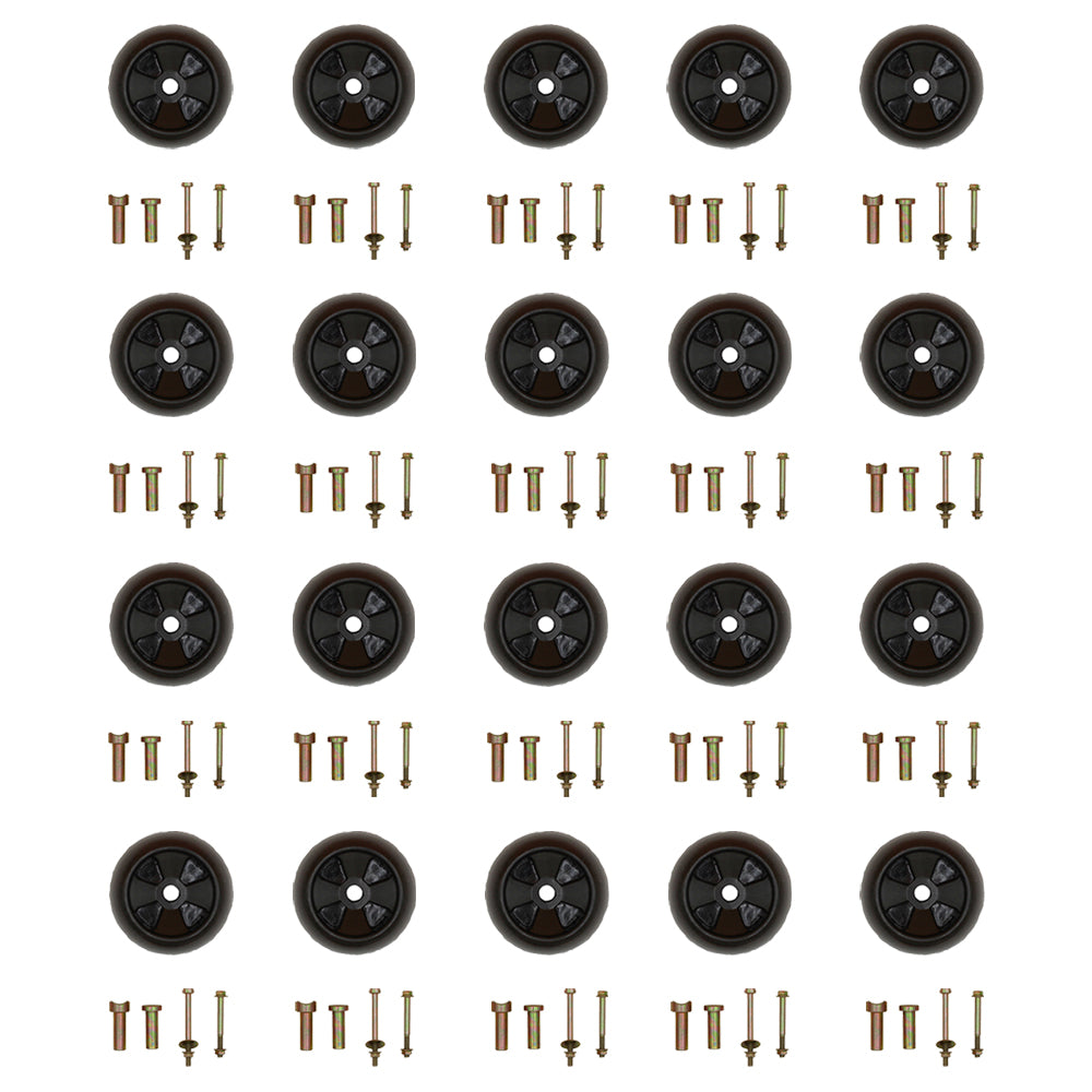 AM-116299 Qty 20: Deck Wheel Kit Fits John Deere 130 140 160 165 170 175 180 185