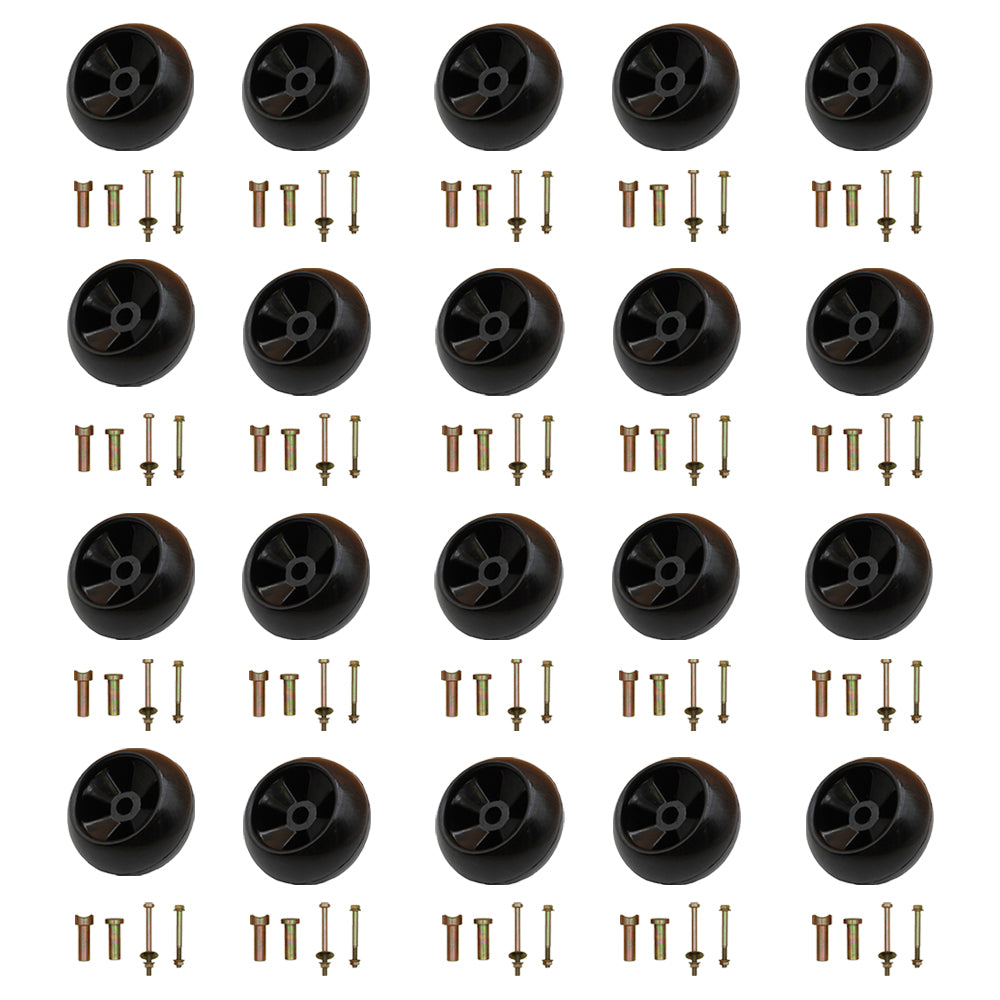 AM-116299 Qty 20: Deck Wheel Kit Fits John Deere 130 140 160 165 170 175 180 185
