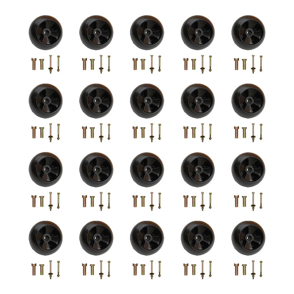 AM-116299 Qty 20: Deck Wheel Kit Fits John Deere 130 140 160 165 170 175 180 185