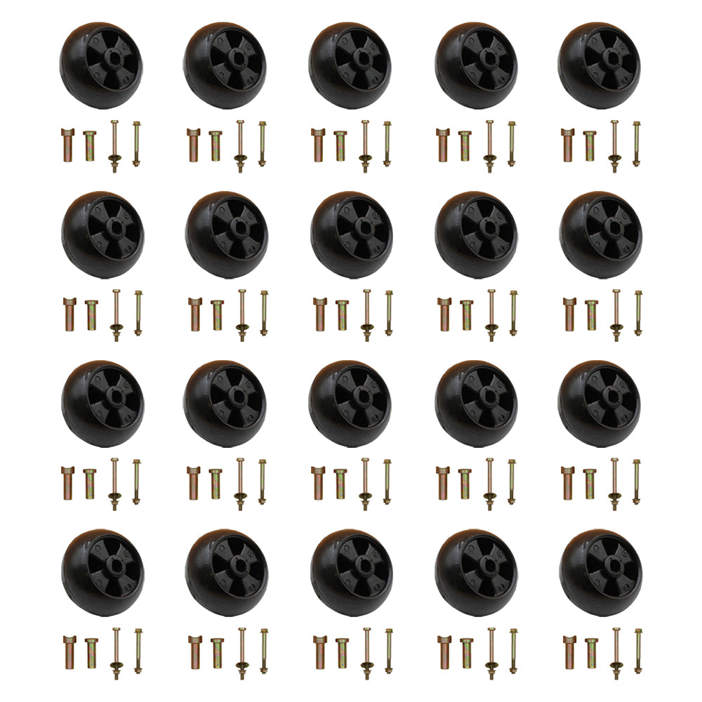 AM-116299 Qty 20: Deck Wheel Kit Fits John Deere 130 140 160 165 170 175 180 185