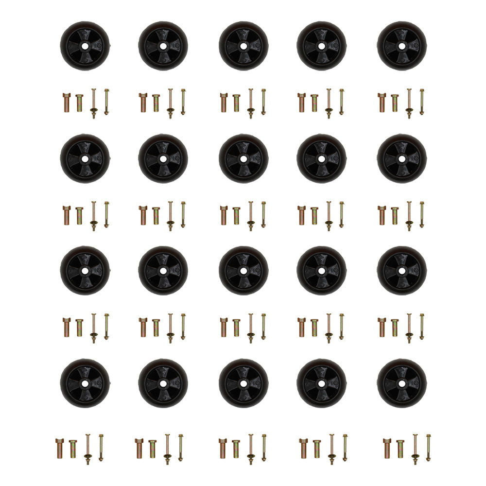 AM-116299 Qty 20: Deck Wheel Kit Fits John Deere 130 140 160 165 170 175 180 185