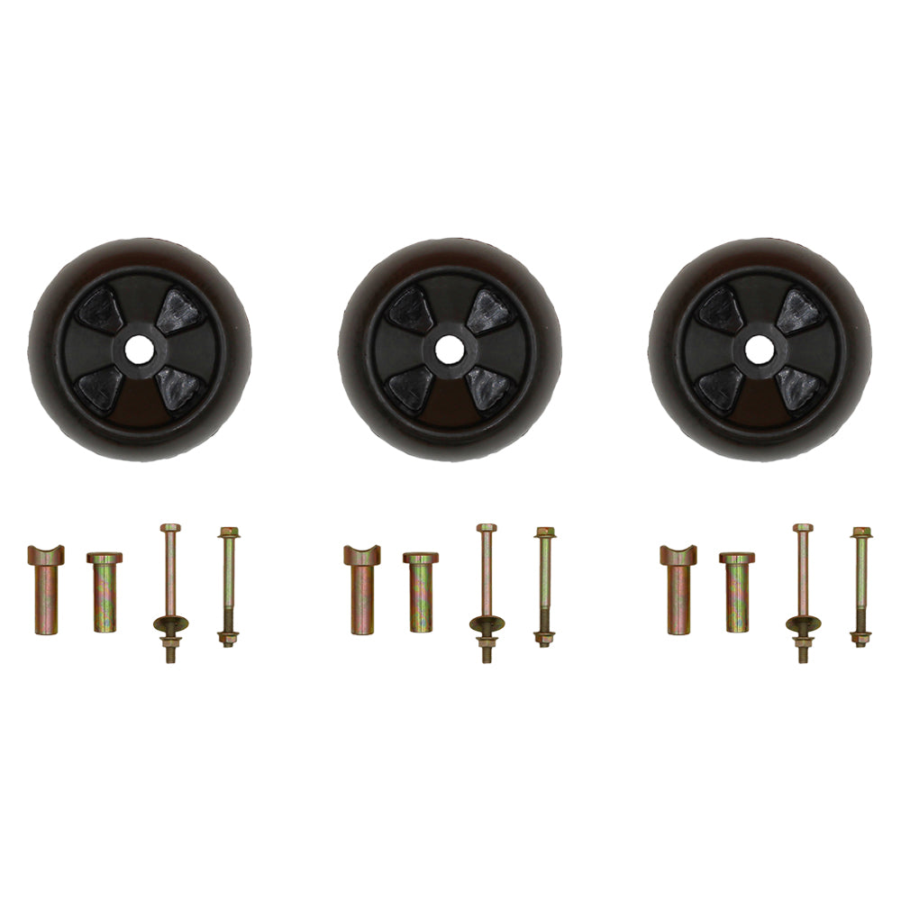 Qty 3: Deck Wheel Kit Fits John Deere Replaces AM-116299