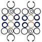 AM118390 Qty 4: Cylinder Seal Kit Fits John Deere 44 67