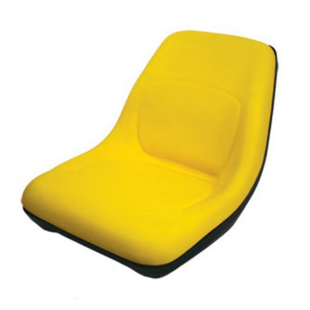 AM126865 Seat High Back Yellow Fits John Deere LTR155 LTR166 LT133 LT155 LT166
