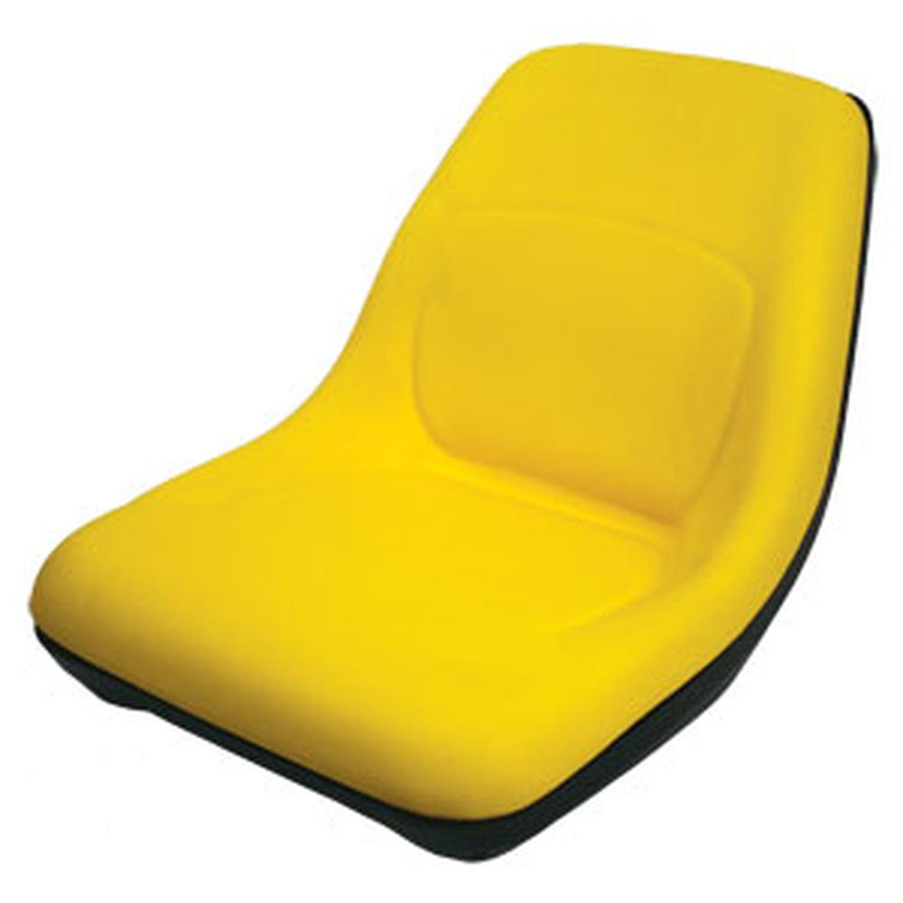AM126865 Seat High Back Yellow Fits John Deere LTR155 LTR166 LT133 LT155 LT166