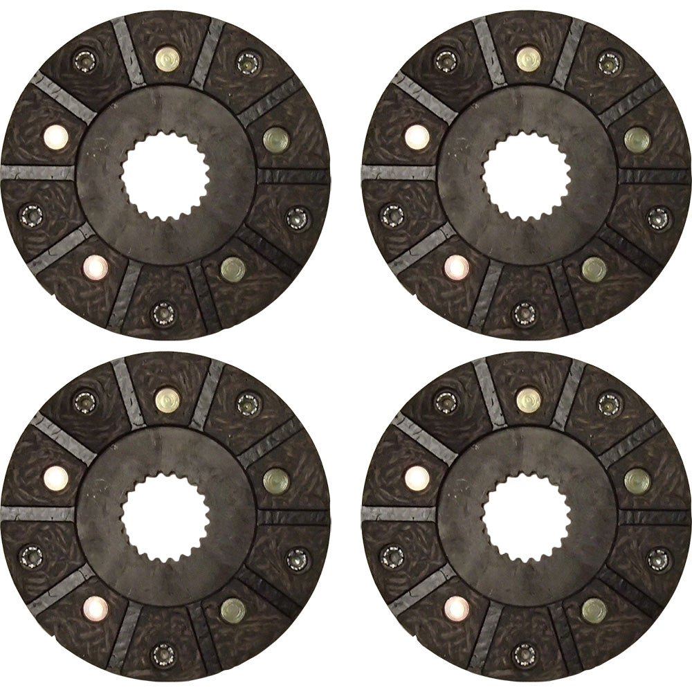AM1828T Set of 4 Brake Discs Fits John Deere 40 420 430 440 1010