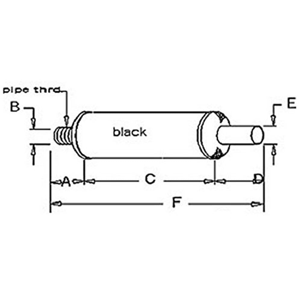 Muffler Fits John Deere 110 112 110 AM30280