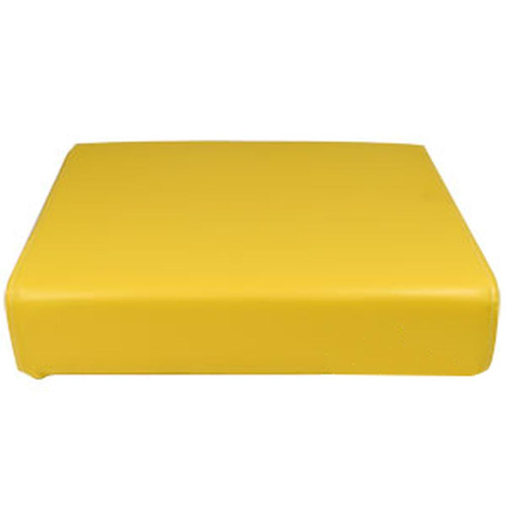 AM3463T Yellow Bottom Cushion w/ Wood Base Fits John Deere