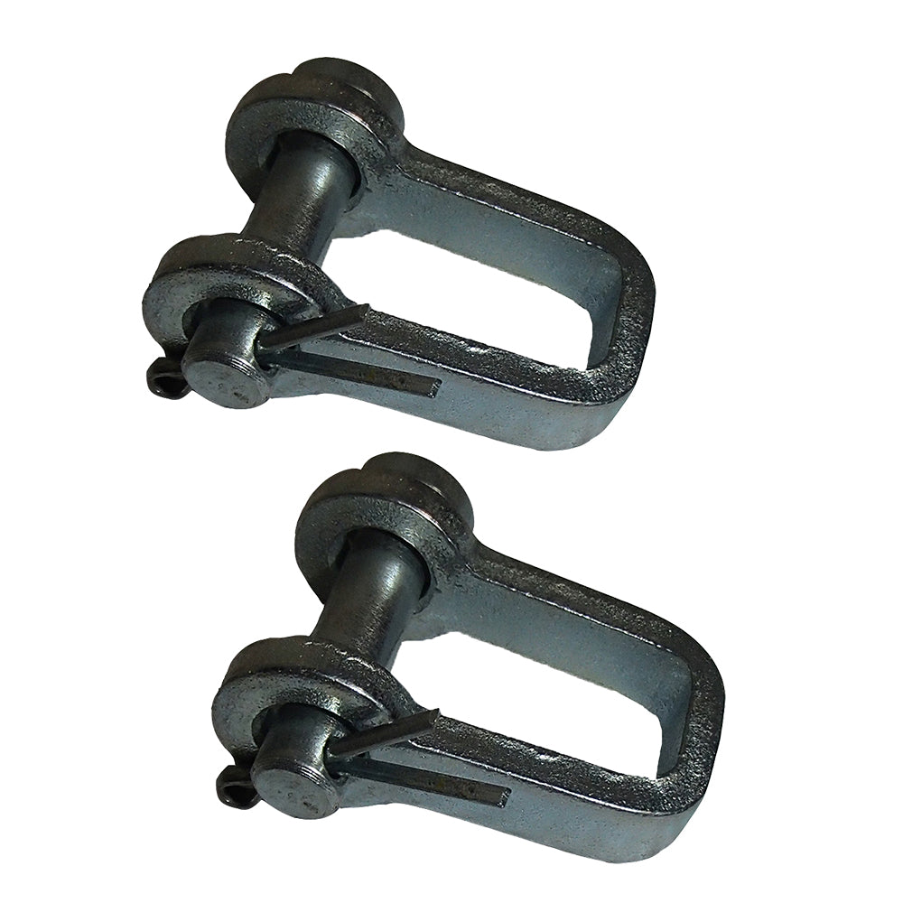 Qty 2: Stabilizer Clevis Shackle w/ Pin Fits Massey Ferguson Replaces 180333M1