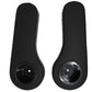 AR-BLK-001 Pair of Rear Seat Armrests w/Cup Holders Fits Universal Products