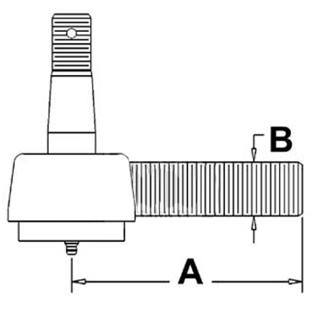 AR21945-AIC Left Hand Thread Tie Rod