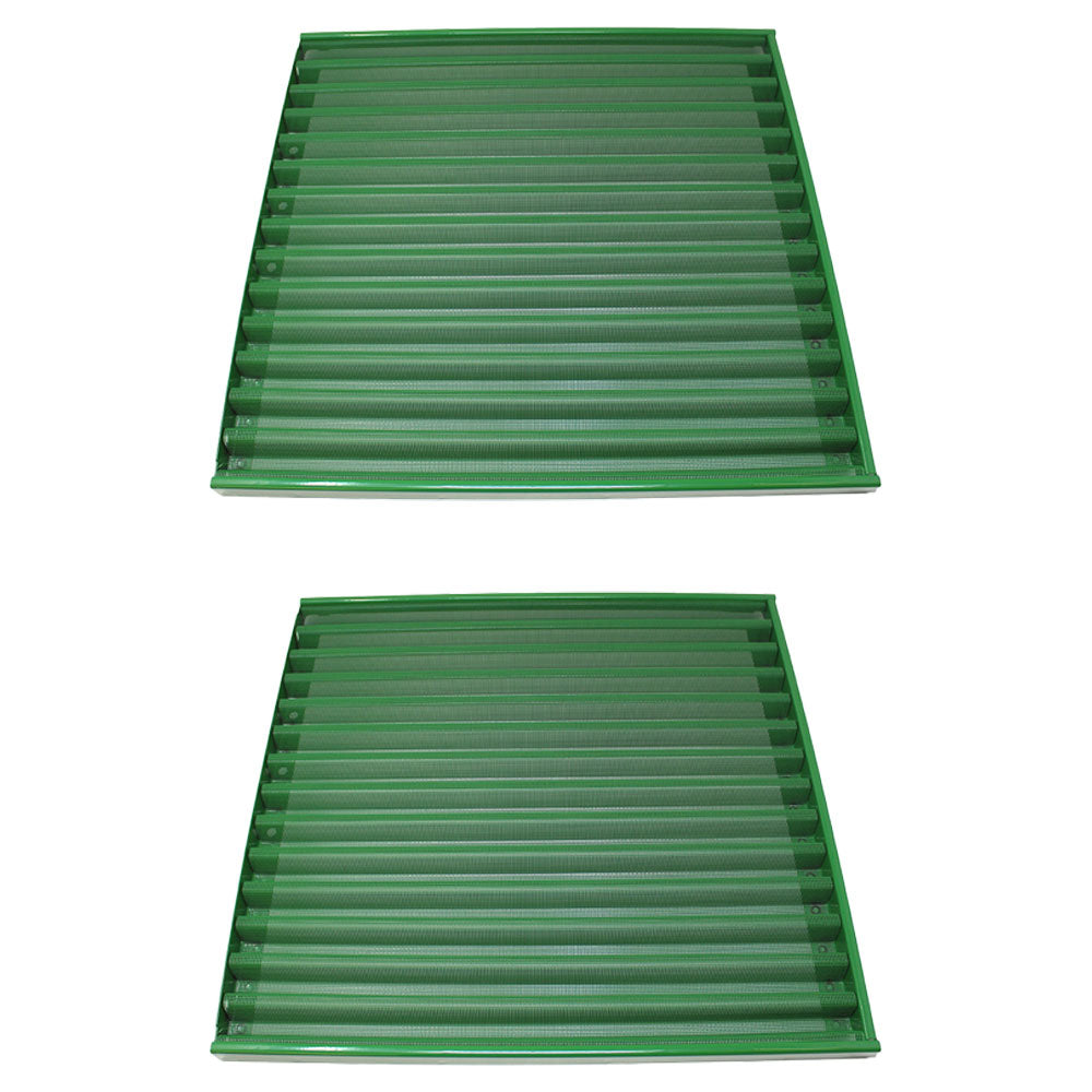 AR26849 Pair (2) Side Screens Fits JD Green Fits John Deere Tractor 3010 3020