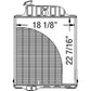WN-AR46016-PEX Radiator Fits John Deere 3020 Gas Dsl
