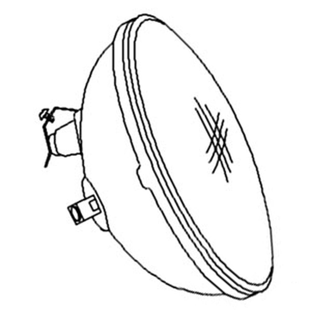 12 Volt Sealed Beam Bulb 40W 4.5" Round