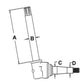 AR55179 New Non Adjustable Spindle Fits John Deere 3010 3020 4000 4010 4020 4320