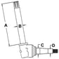 AR55179 New Non Adjustable Spindle Fits John Deere 3010 3020 4000 4010 4020 4320