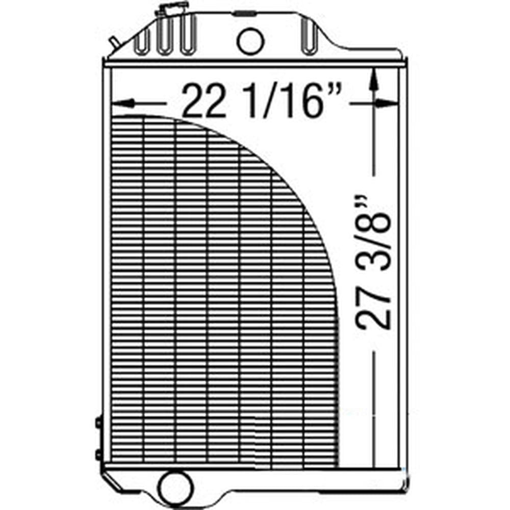 WN-AR61879-PEX Radiator Fits John Deere 4430
