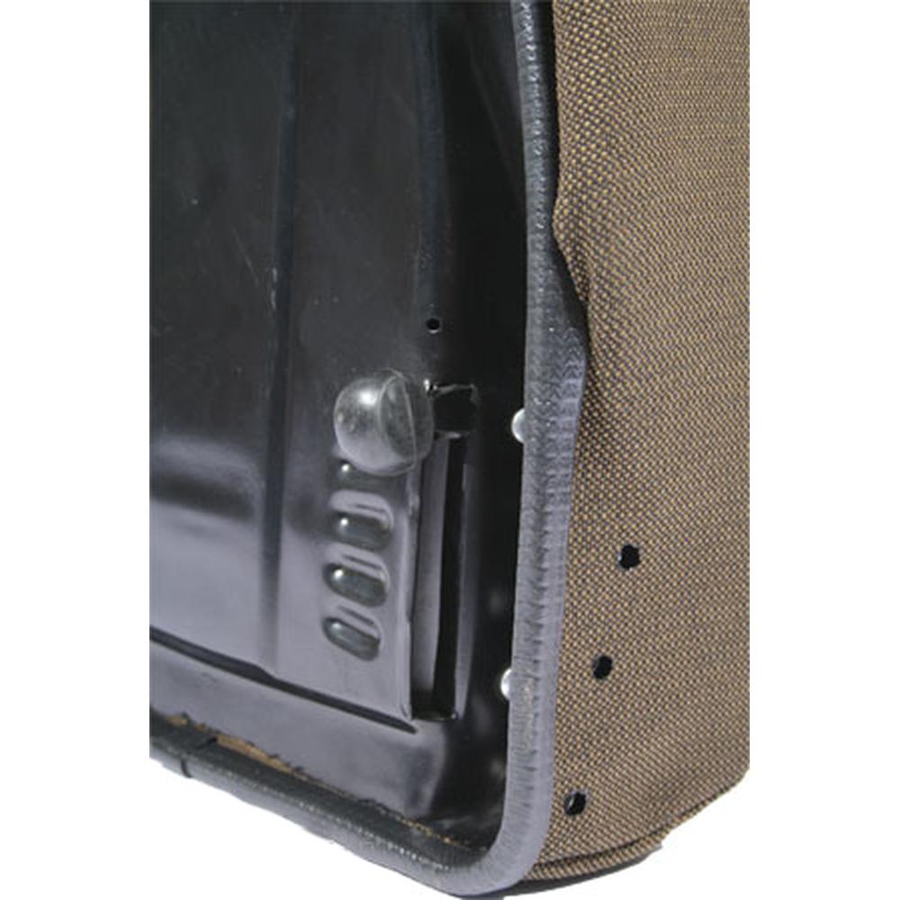 Backrest Hydraulic or Mechanical Seat Fabric Brown Fits John Deere 9400 7700