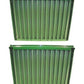 A719161 Qty 2: Side Screens Fits John Deere 1020 1520 Low Profile 1630 2020 2040