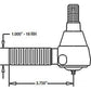 E-AR74131 RH Tie Rod End Fits John Deere 2355, 2555, 2750, 2755, 5010, 5020,