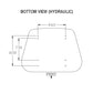 AR76515 Seat Cushion Brown Fits John Deere 4050 4230 4430 4440