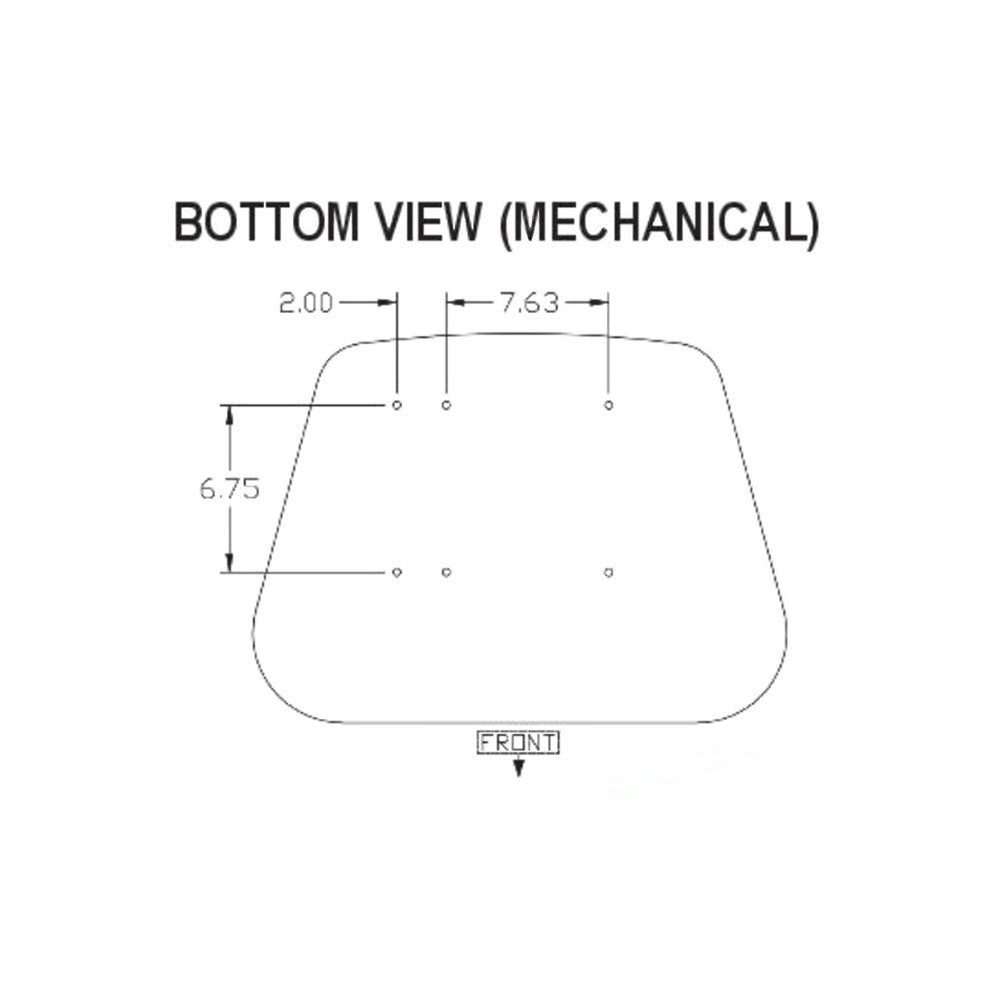Hydraulic Suspension Bottom Seat Cushion AR82944 Fits John Deere Tractors