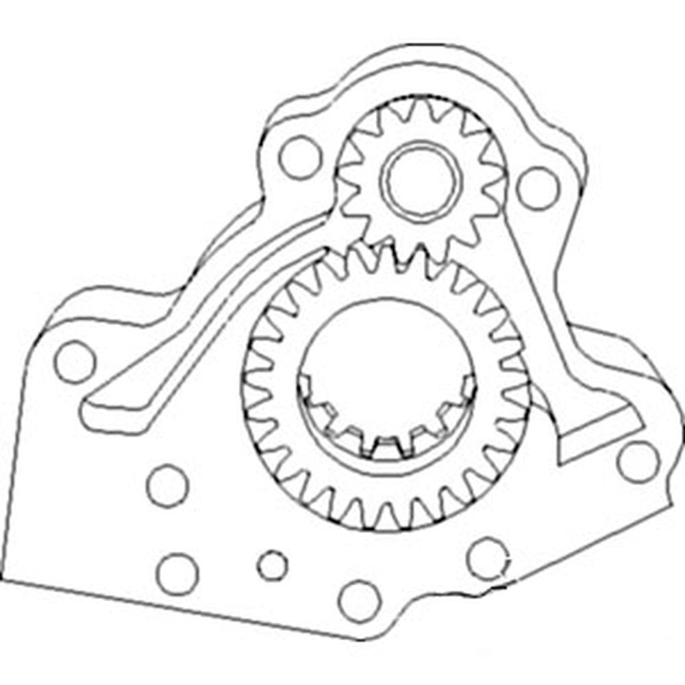 Transmission Oil Pump Fits John Deere 1020 1520 2020 2030 2040 2355 830 AR96662