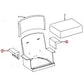 AT10140 Crawler Armrest Pair Fits John Deere 1010 2010 420 430 440